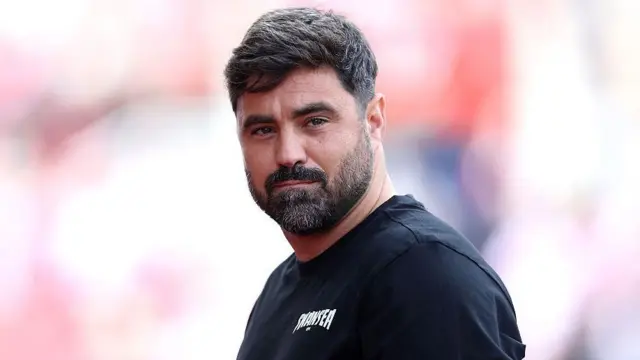 Vitor Matos on the touchline at Stoke 