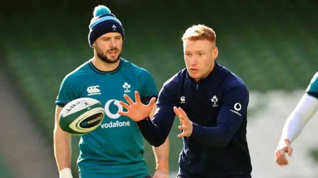 Robbie Henshaw and Ciaran Frawley