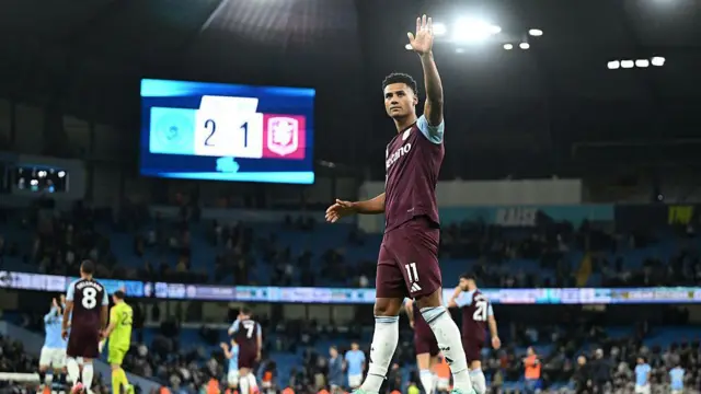Ollie Watkins waves