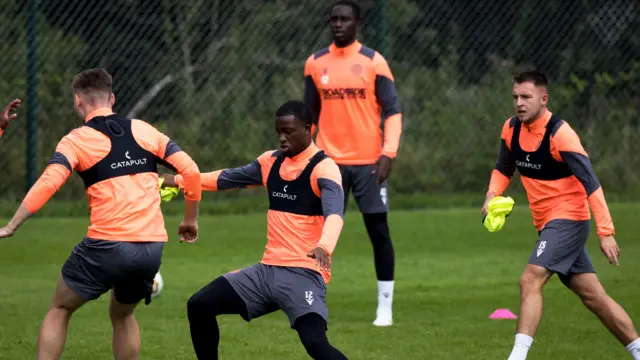 St Mirren prepare for Thursday's first leg against Brann