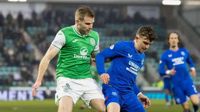 Chris Cadden in action against Rangers