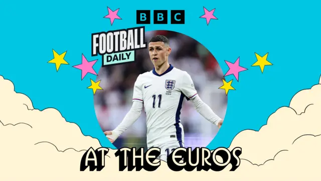 Football Daily at the Euros podcast banner