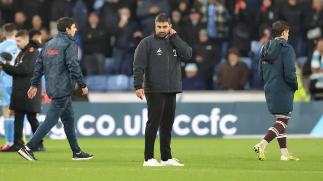 Vitor Matos after Swansea's defeat to Coventry 