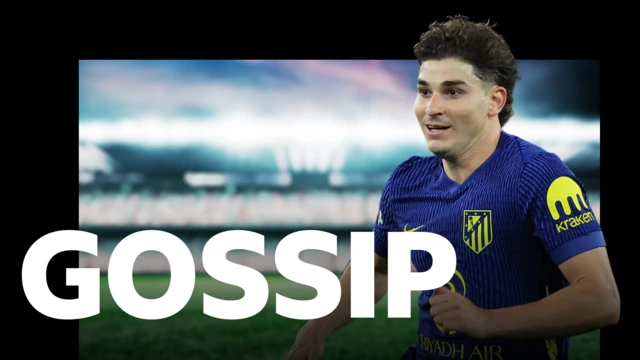 BBC Sport Gossip banner - Julian Alvarez pictured 