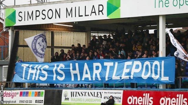 Hartlepool United fans