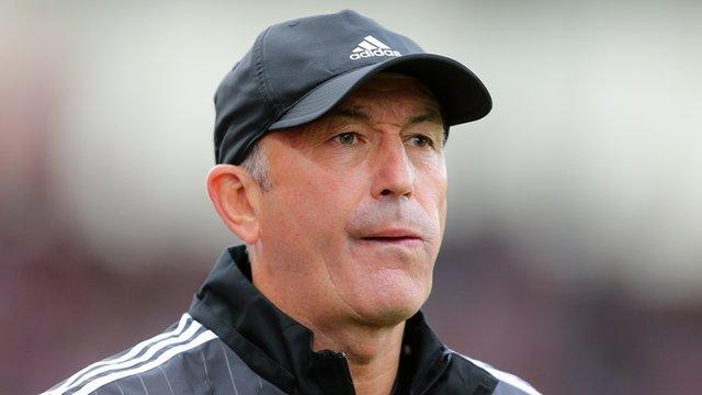 West Brom manager Tony Pulis returned to Stoke City