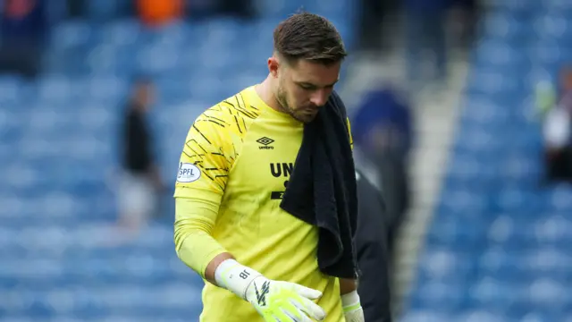 Jack Butland looks dejected