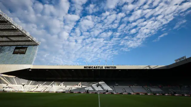 A general view inside St James' Park
