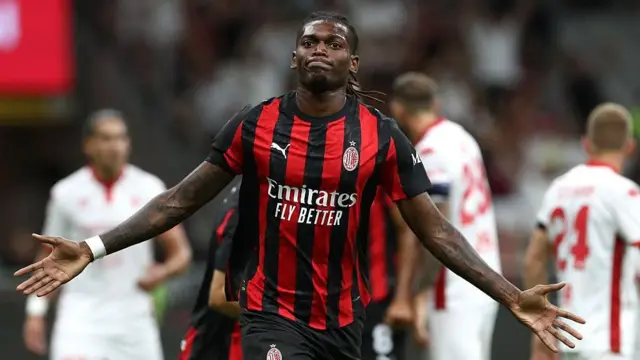 Rafael Leao of AC Milan