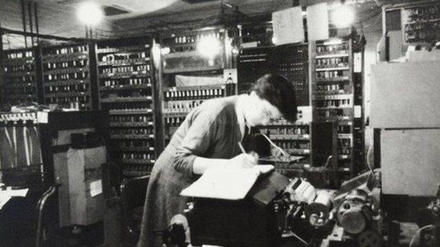 Joyce Blackler using Edsac