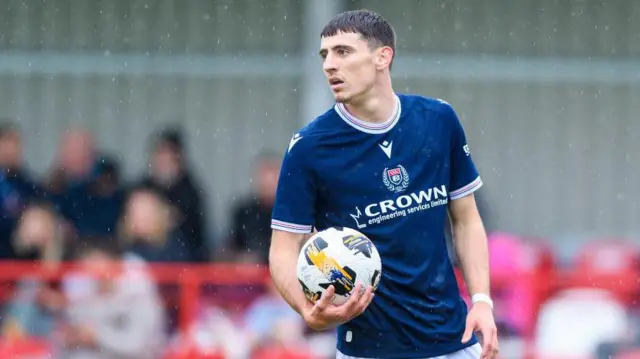 Charlie Reilly in action for Dundee