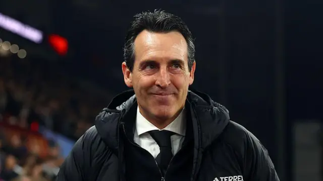 Unai Emery close up 
