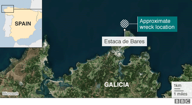 Galicia map