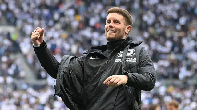 Brighton manager Fabian Hurzeler