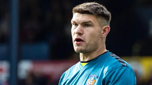 Kilmarnock goalkeeper Max Stryjek
