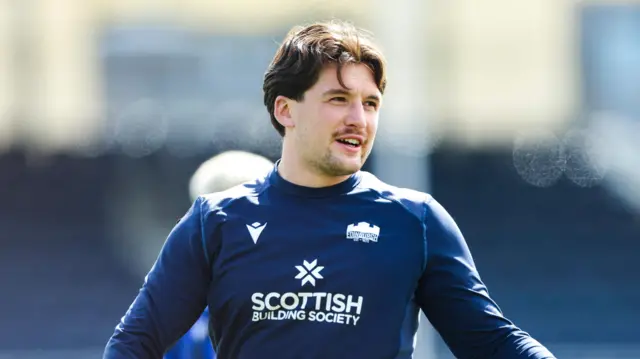 Cammy Scott in Edinburgh training