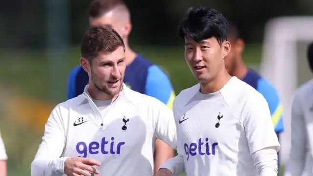 Ben Davies and Son Heung-min