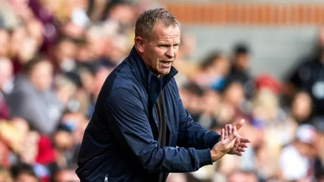Wouter Vrancken on the touchline
