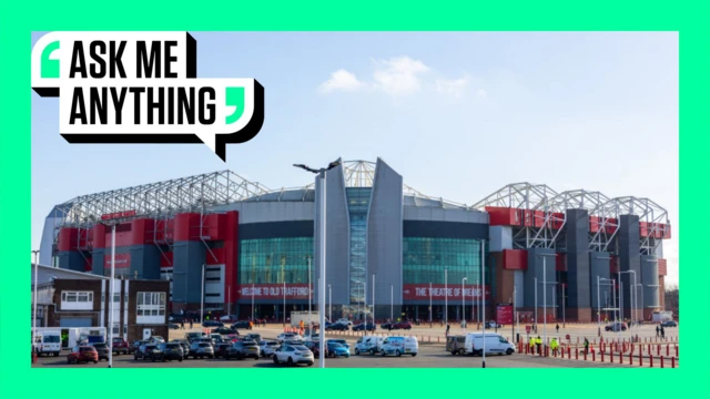 Ask Me Anything graphic featuring Old Trafford