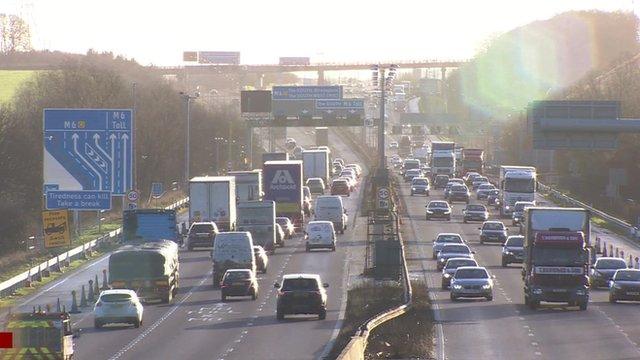 Traffic on a motorway