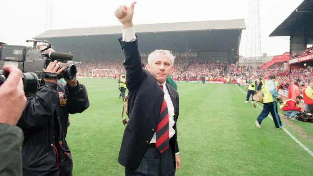 Peter Reid at Sunderland's Roker Park