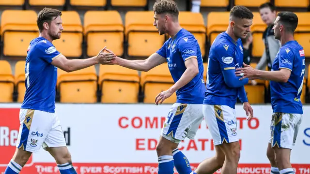St Johnstone players