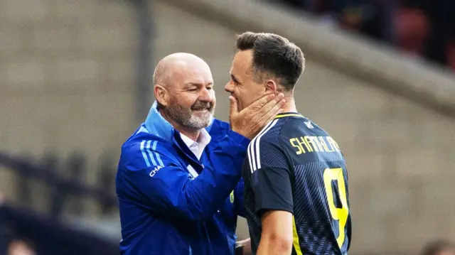 Steve Clarke and Lawrence Shankland 