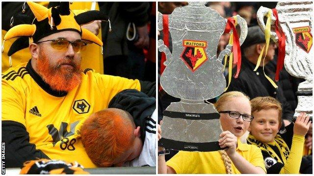 Watford and Wolves fans