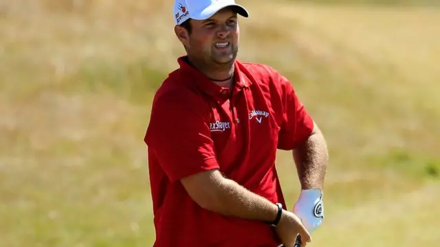 Patrick Reed reacts