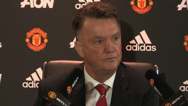 Manchester United manager Louis van Gaal