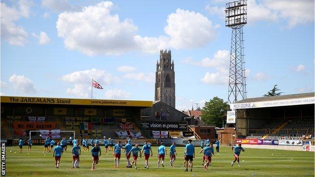 Boston United's old York Street ground