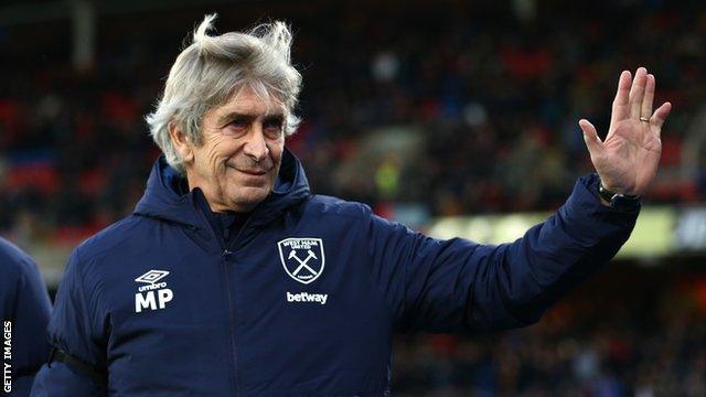 West Ham manager Manuel Pellegrini