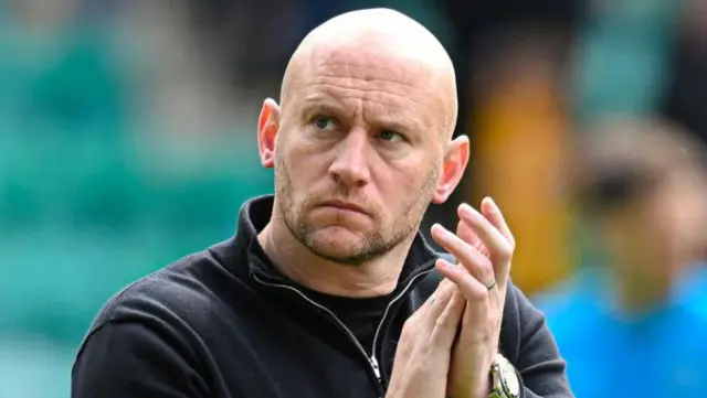 Hibernian head coach David Gray