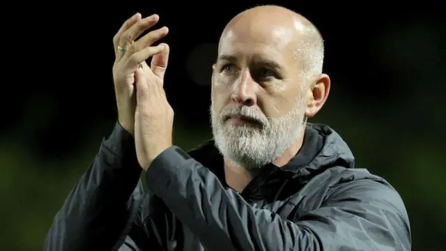 Larne interim manager Gary Haveron