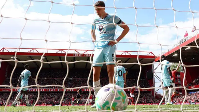  Maxime Esteve of Burnley reacts 