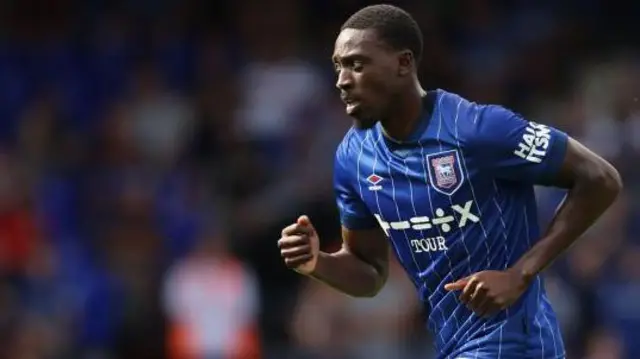 Freddie Ladapo in action for Ipswich Town