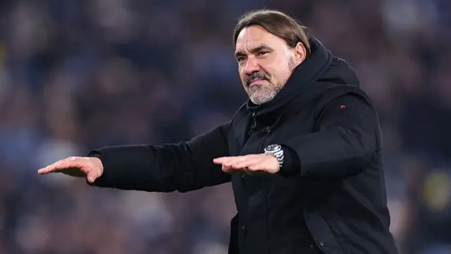 Daniel Farke managing Leeds 