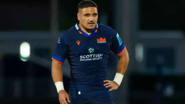 Mosese Tuipulotu makes his Edinburgh debut on Friday night