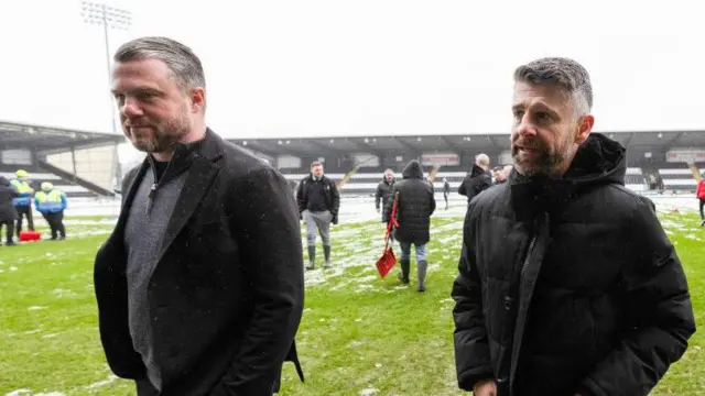 Jimmy Thelin and Stephen Robinson in Paisley