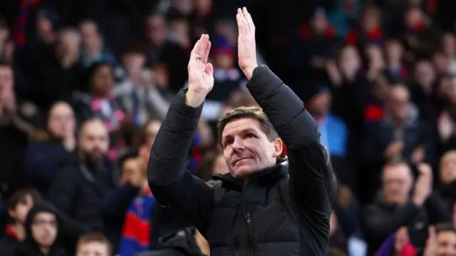 Crystal Palace boss Oliver Glasner after his first game in charge