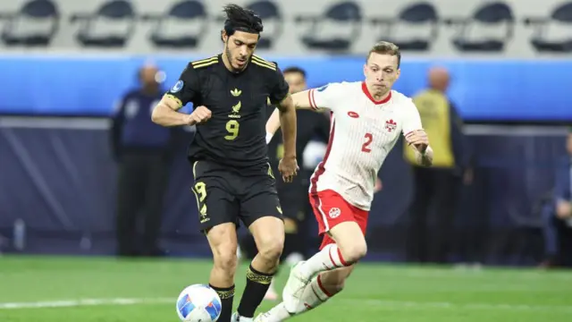 Raul Jimenez, Mexico and Alistair Johnston, Canada