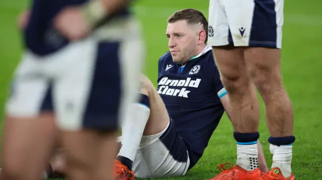 Finn Russell looks dejected