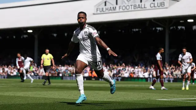 Ryan Sessegnon of Fulham celebrates.