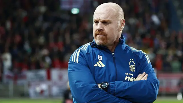 Nottingham Forest head coach Sean Dyche
