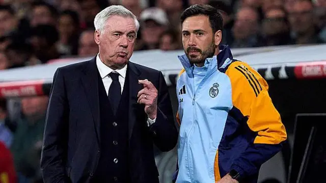 Carlo Ancelotti and Davide Ancelotti