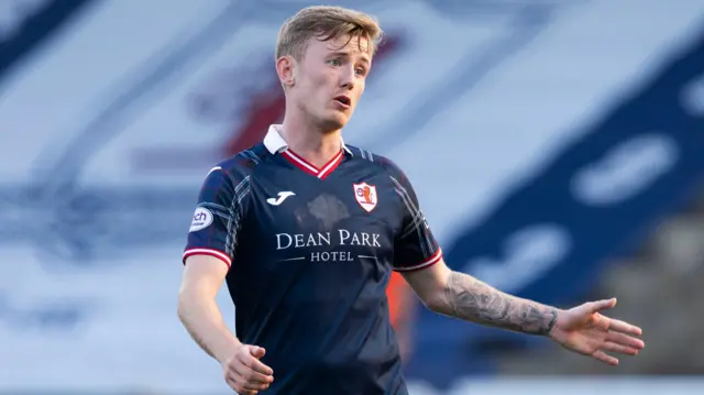 Kyle Turner in action for Ross County