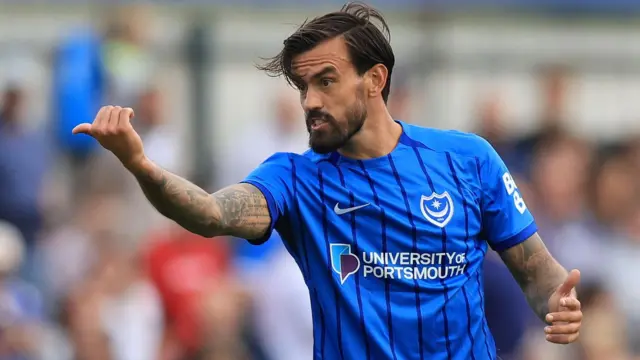 Marlon Pack in action for Portsmouth