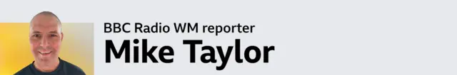 BBC Radio WM reporter Mike Taylor byline banner