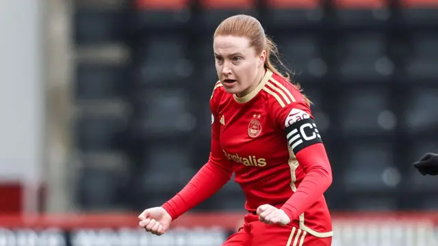 Aberdeen captain Hannah Stewart