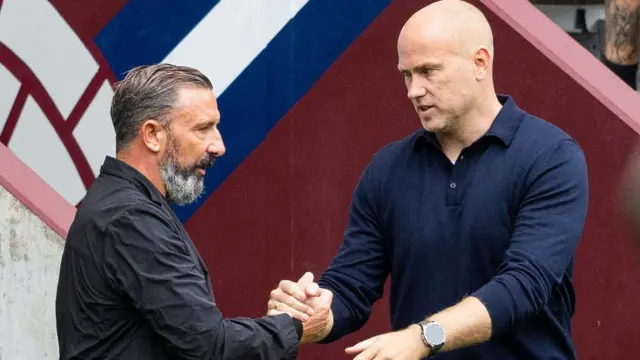 Derek McInnes and Jens Berthel Askou